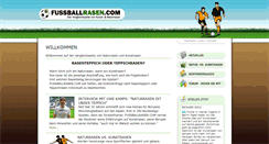 Desktop Screenshot of fussballrasen.com
